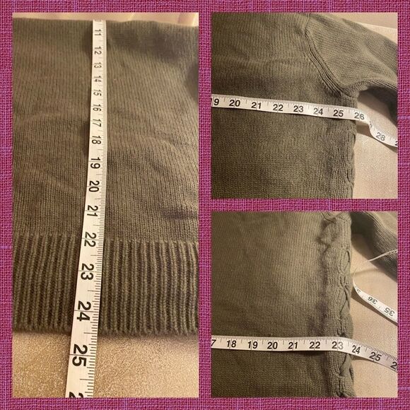 Vince. Cashmere blend sweater Sage army green size small - Picture 4 of 5